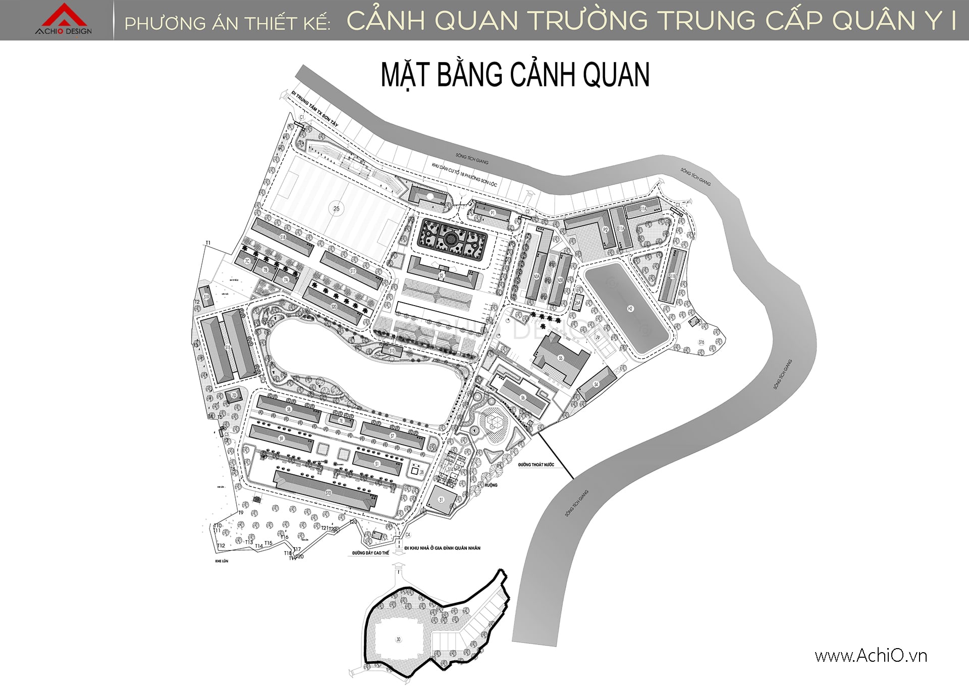 LandScape Design for Military Medical College